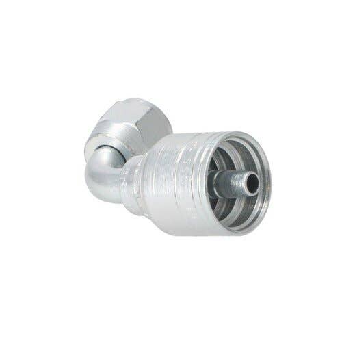 161051 | Eaton Weatherhead 04Z-665 Hydraulic Fitting | SAE JIC 37° / 45° | Female Swivel | 90° Elbow |