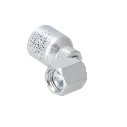 161052 | Eaton Weatherhead 04Z-666 Hydraulic Fitting | SAE JIC 37° | Female Swivel | 90° Elbow |