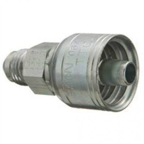 160495 | Eaton Weatherhead 06Z-508 Hydraulic Fitting | 1/2" x 3/8" ID | Male JIC | Male Rigid | 3/4" - 16 |