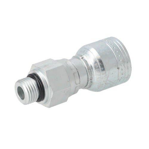 161060 | Eaton Weatherhead 06Z-R06 Hydraulic Fitting | 3/8" x 3/8" Straight Thread | O-Ring |  Male | Swivel |