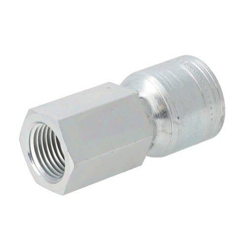 161065 | Eaton Weatherhead 08Z-208 Hydraulic Fitting | 1/2" x 1/2" Female Pipe | Straight | Rigid |