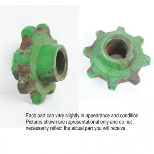 Used Elevator Chain Sprocket fits John Deere 9400 9410 9450 9500 9501 9510 9550 9560 9600 9610 9640 9650 9660 9750 9880 S680HM S690HM CTS H133143 Used Elevator Chain Sprocket fits John Deere 9400 9410 9450 9500 9501 9510 9550 9560 9600 9610 9640 9650 9660 9750 9880 S680HM S690HM CTS H133143
