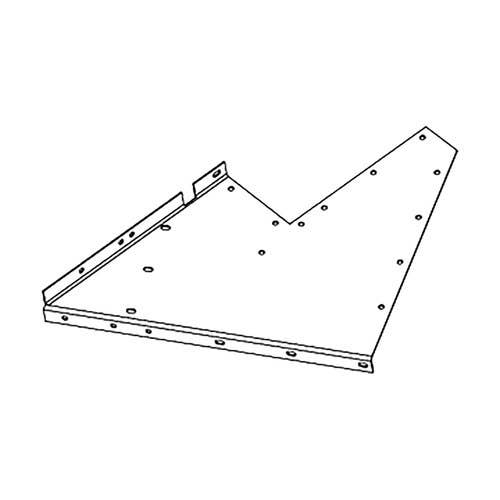 190339 | Elevator Head Rear Support Panel | Case IH 1680 1688 2188 2377 2388 2577 2588 |  | 1321550C2