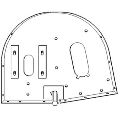 163746 | Elevator Head Side Panel - Right Hand | Case IH 1640 1644 1660 1666 1670 1682 2144 2166 2344 2366 |  | 1321126C1