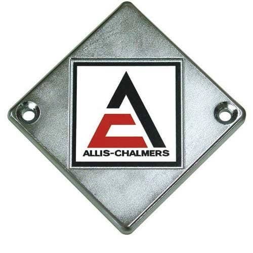 Emblem A/C Logo on Chrome Diamond fits Allis Chalmers D10 D12 D14 D15 D17 D19 D21 ED40 70246724 fits Gleaner A2 C E E3 F K 70246724