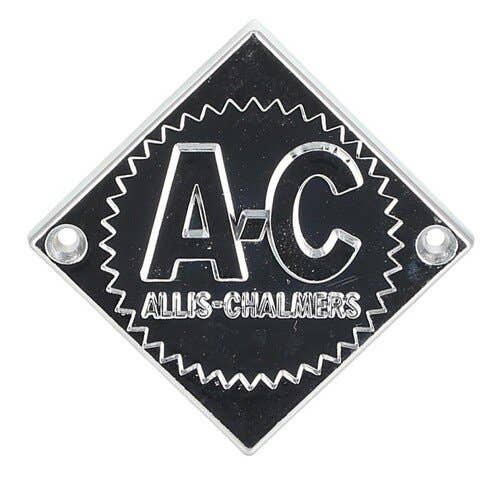 101407 | Emblem | Chrome with Chrome Background And Starburst | Allis Chalmers D10 D12 D14 D15 D17 D19 D21 ED40 | Gleaner A2 C E E3 F |  | 70246724 | 70233852