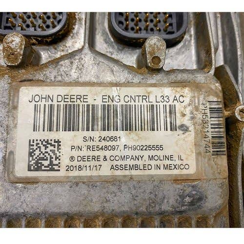 409019 | Engine Controller Module | John Deere S650 S660 S670 S760 S770 6R 145 6R 155 6R 165 6R 175 6R 185 6R 195 6R 215 6R 230 6R 250 7R 210 7R 230 7R 250 7R 270 7R 290 7R 310 7R 330 6145R 6155M 6155R 6175M 6175R 6195M 6195R 6215R 6230R |  | RE548097
