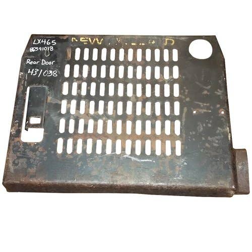 431038 | Engine Door | Rear | New Holland L465 L565 LS140 LS150 LS160 LS170 LX465 LX485 LX565 LX665 |  | 86591018 | 86629106