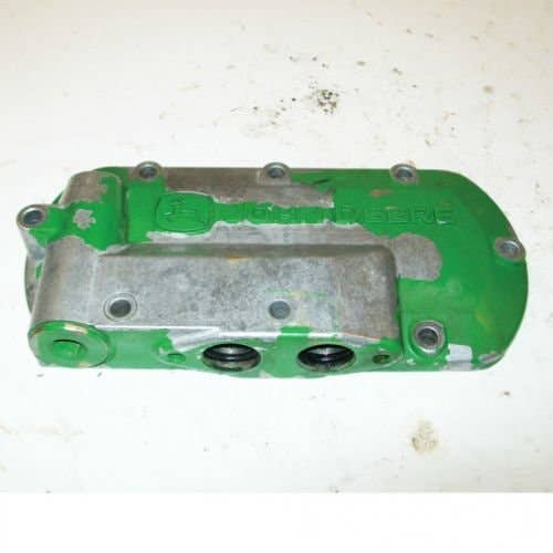 Used Engine Oil Cooler Cover fits John Deere 7710 7810 7820 7920 8120 8220 8320 8420 8520 8400 8110 8210 8310 8410 9100 9120 9610 9650 9660 R134602 Used Engine Oil Cooler Cover fits John Deere 7710 7810 7820 7920 8120 8220 8320 8420 8520 8400 8110 8210 8310 8410 9100 9120 9610 9650 9660 R134602