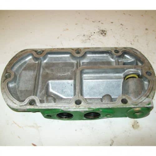 432390 | Engine Oil Cooler Cover | John Deere CTSII 6610 6650 7200 7710 7810 7820 7920 8100T 8110 8110T 8120 8120T 8200T 8210 8210T 8220 8220T 8300T 8310 8310R 8310T 8320 8320T 8400 8400T 8410 8410T 8420 8420T 8520 8520T 9100 9120 9510 9510 |  | R134602