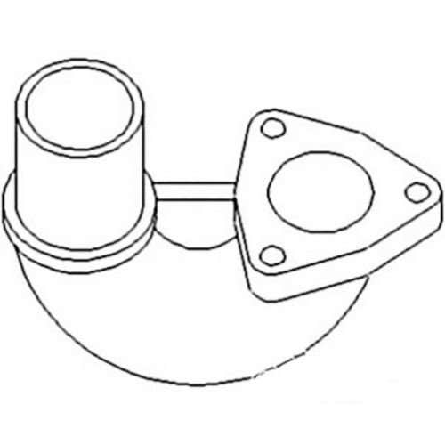 123087 | Exhaust Manifold Elbow | Massey Ferguson 178 |  | 897913V1 | 897913M1