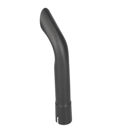 118811 | Exhaust Stack - 1-1/2" x 12" | Curved Black |
