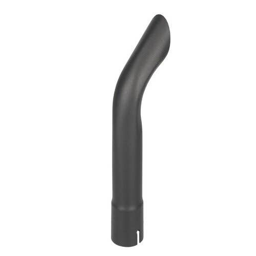 118811 | Exhaust Stack - 1-1/2" x 12" | Curved Black |