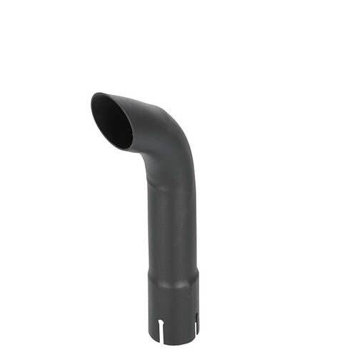 118868 | Exhaust Stack - 1-3/4" x 12" | Curved Black |