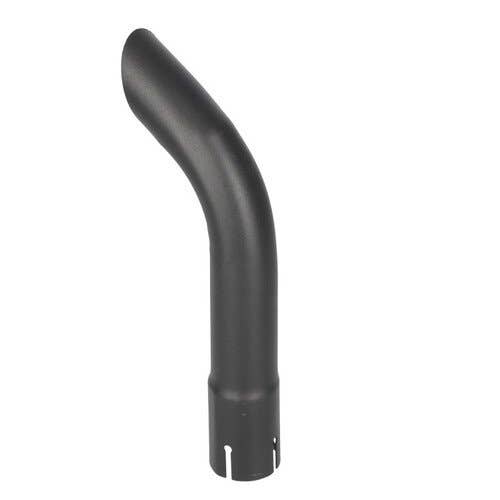 118868 | Exhaust Stack - 1-3/4" x 12" | Curved Black |