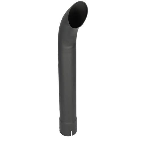 118881 | Exhaust Stack - 2-1/2" x 24" | Curved Black |
