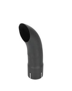 118883 | Exhaust Stack - 2-3/4" x 12" | Curved Black |