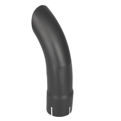 118883 | Exhaust Stack - 2-3/4" x 12" | Curved Black |