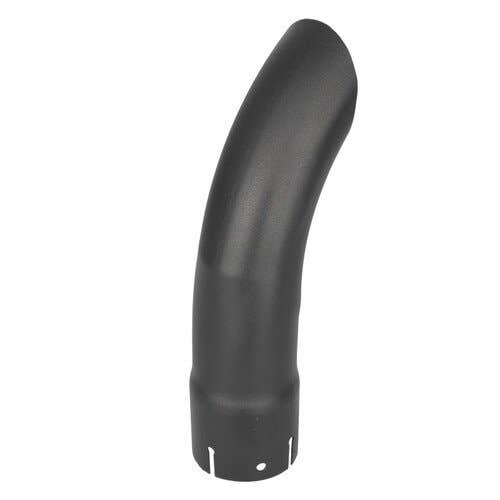 118883 | Exhaust Stack - 2-3/4" x 12" | Curved Black |