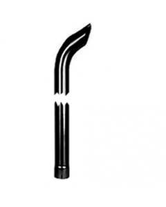 118884 | Exhaust Stack - 2-3/4" x 24" | Curved Black |