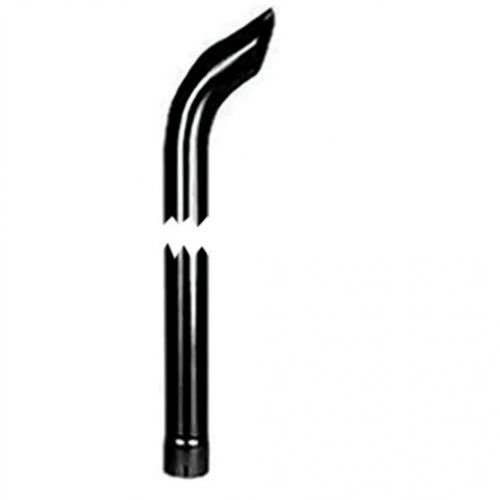 118879 | Exhaust Stack - 2 3/8" x 24" | Curved Black |