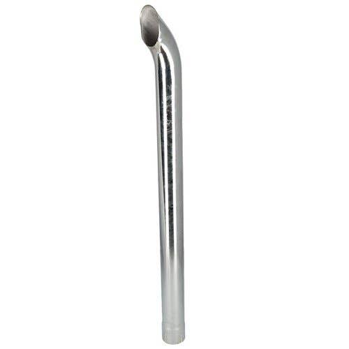 116019 | Exhaust Stack - 3-1/2" x 48" | Curved Chrome |
