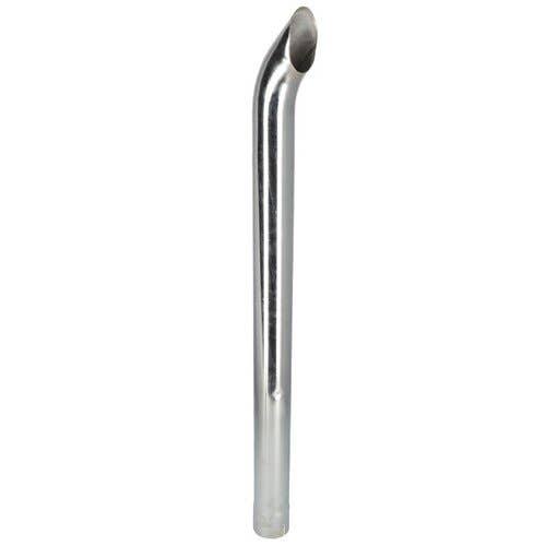 116019 | Exhaust Stack - 3-1/2" x 48" | Curved Chrome |