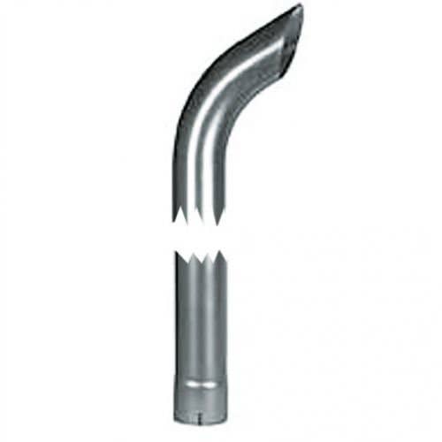 119077 | Exhaust Stack - 4-1/2" x 48" | Curved Chrome |