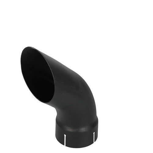 115274 | Exhaust Stack - 4" x 12" | Curved Black | Case 1370 1570 2470 | Massey Ferguson 2675 |