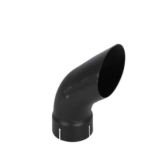 115274 | Exhaust Stack - 4" x 12" | Curved Black | Case 1370 1570 2470 | Massey Ferguson 2675 |