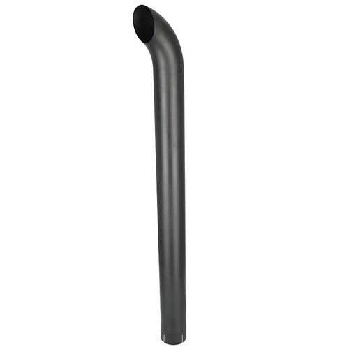 114946 | Exhaust Stack - 4" x 48" | Curved Black |