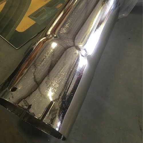 438383 | Exhaust Stack - 4" x 48" | Straight Chrome |