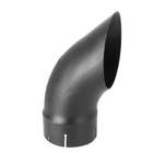 115291 | Exhaust Stack - 5" x 12" | Curved Black |