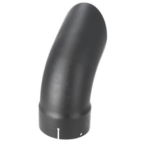 115291 | Exhaust Stack - 5" x 12" | Curved Black |