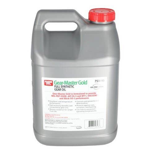 110851 | Farm Oyl Gear-Master Gold Gear Oil | 75W-90 | 2.5 Gallons |