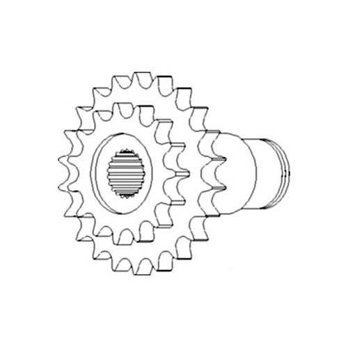 118101 | Feeder House Front Drive Sprocket | John Deere C670 CTS CTS 9540 9540 WTS 9560 9560 WTS 9580 9580 WTS 9640 9640 WTS 9650 STS 9660 9660 WTS 9680 9680 WTS 9750 STS 9780 9780 9780 CTS |  | AH149349