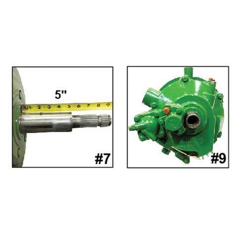 Remanufactured Feeder House Reverser Gear Box Assembly fits John Deere 9560 9570 HEADER. AH204585