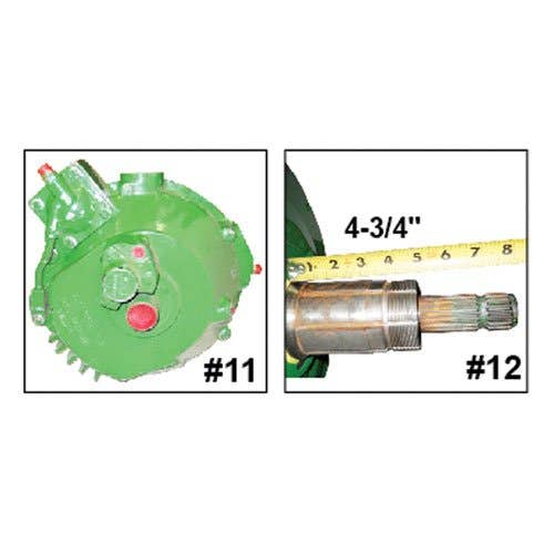 405571 | Feeder House Reverser Gear Box Assembly | John Deere 9860 |  | DE19174 | CE18521 | CE18835 | H177985