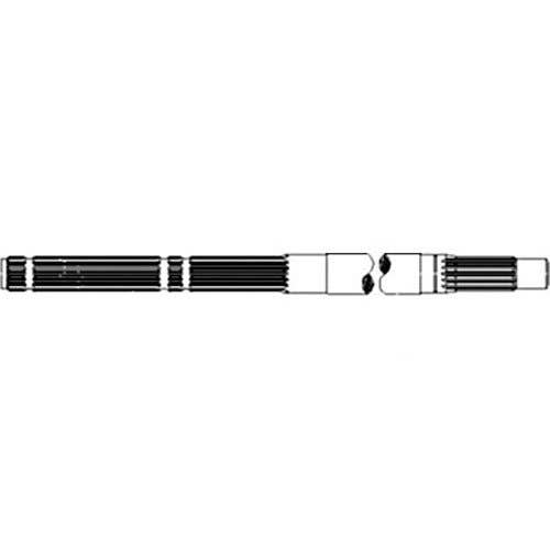 Feeder House Shaft fits John Deere 9450 9550 9560 9650 9660 9760 9870 9750 9670 9860 CTS H234410 H202940 Feeder House Shaft fits John Deere 9450 9550 9560 9650 9660 9760 9870 9750 9670 9860 CTS H234410 H202940