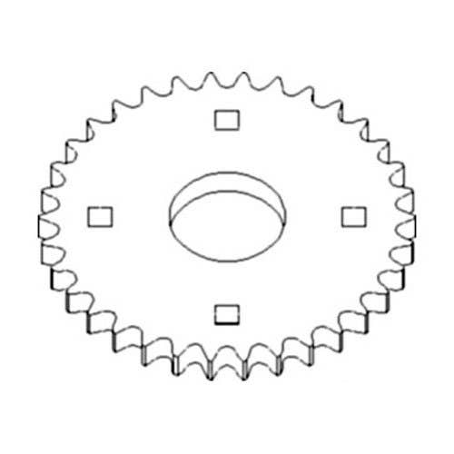 118100 | Feeder House Upper Sprocket | John Deere 9650 9660 9750 9760 9860 |  | H119709