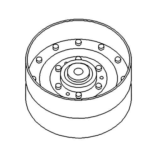 Flat Idler Pulley fits John Deere CTS CTSII 6600 6620 6622 7700 7720 8820 9400 9410 9450 9500 9510 9550 9550 SH 9560 9600 9610 9650 9660 AH93318 Flat Idler Pulley fits John Deere CTS CTSII 6600 6620 6622 7700 7720 8820 9400 9410 9450 9500 9510 9550 9550 SH 9560 9600 9610 9650 9660 AH93318