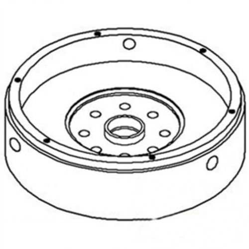 Flywheel With Ring Gear fits International C200 2500A 2500B 2500A 2500B 2505B 574 674 fits Case IH 405862R11