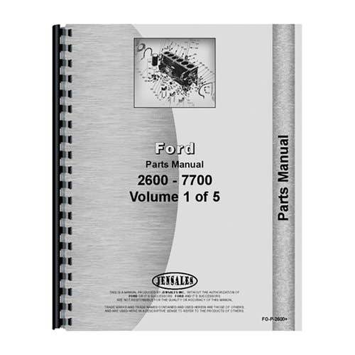 183847 | Ford 2600 Parts Manual | Ford 231 233 333 335 420 515 531 532 535 2600 3600 4100 4600 5600 5700 6600 6700 7600 7700 |
