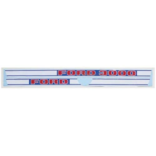 3000 Hood Decal Set Late fits Ford 3000 