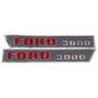 182521 | Ford 3000 Hood Decal Set | Mylar | Ford 3000 | 182521 | Ford 3000 Hood Decal Set | Mylar | Ford 3000 |