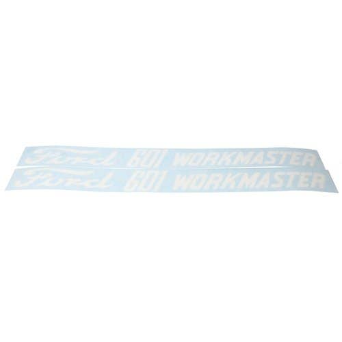 184524 | Ford 601 Workmaster Hood Decal Set | Vinyl | Ford 601 |