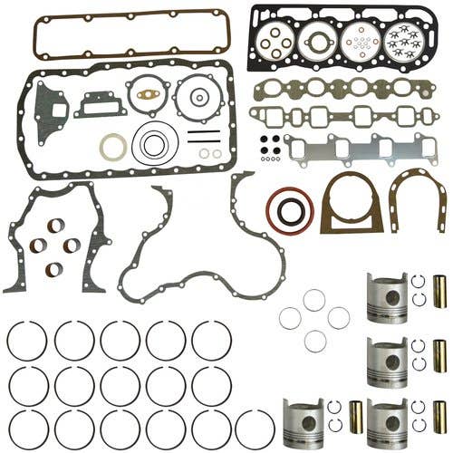 131052 | Engine Rebuild Kit - Less Bearings - .040" Oversize Pistons | engine rebuild kit | overhaul | inframe | repair | rebuild kit | overbore | engine parts | Ford A62 A62 BSD442T 256T 750 750 755 755 7000 7100 7200 7500 7500 7600 7700 |