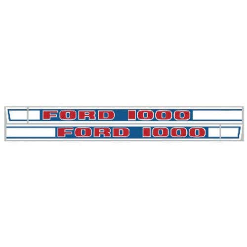 Decal Set 1000 Vinyl fits Ford 1000 Decal Set 1000 Vinyl fits Ford 1000