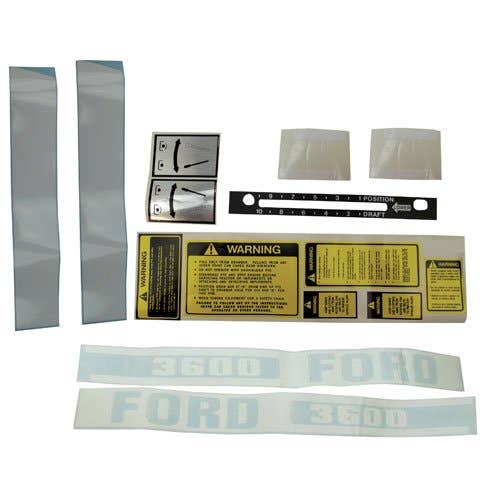 Decal Set 3600 1975-81 Vinyl fits Ford 3600 