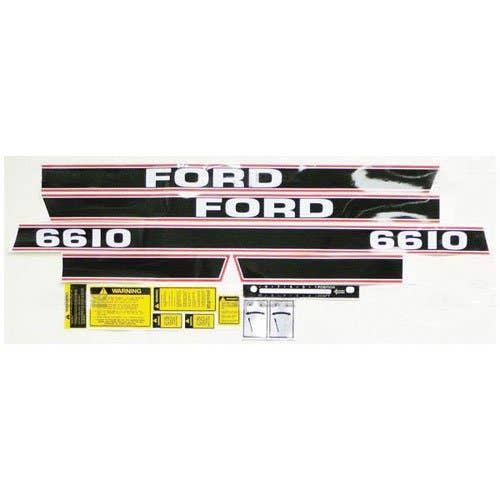 Decal Set 6610 1981-89 Vinyl fits Ford 6610 